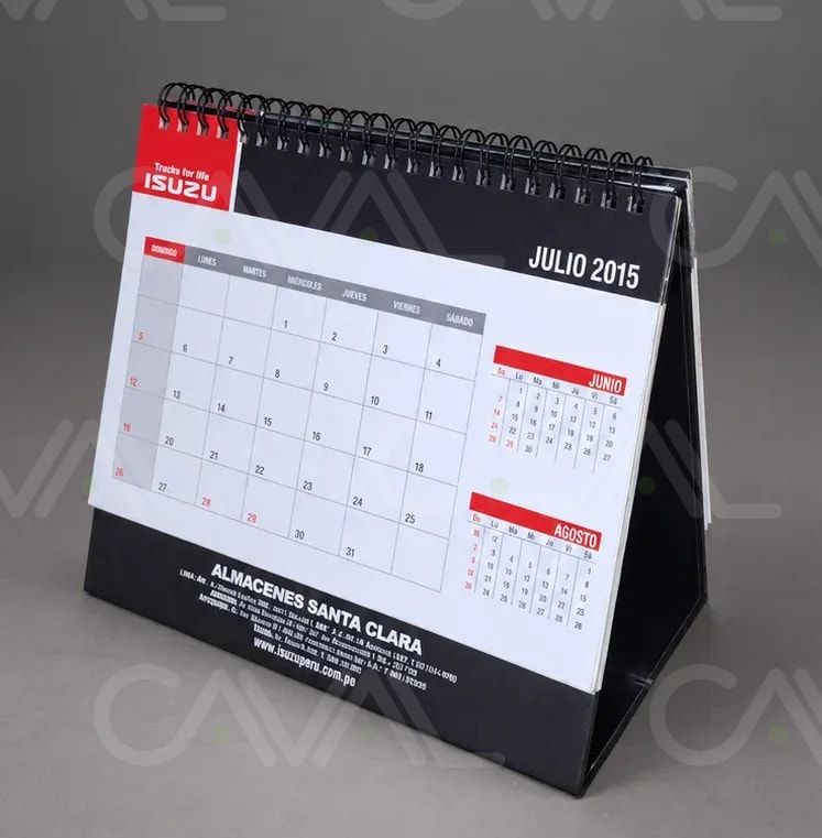 Calendarios de escritorio, foto 2